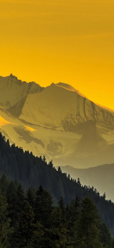 Fond d'écran iPhone Hills Yellow Landscape 4k