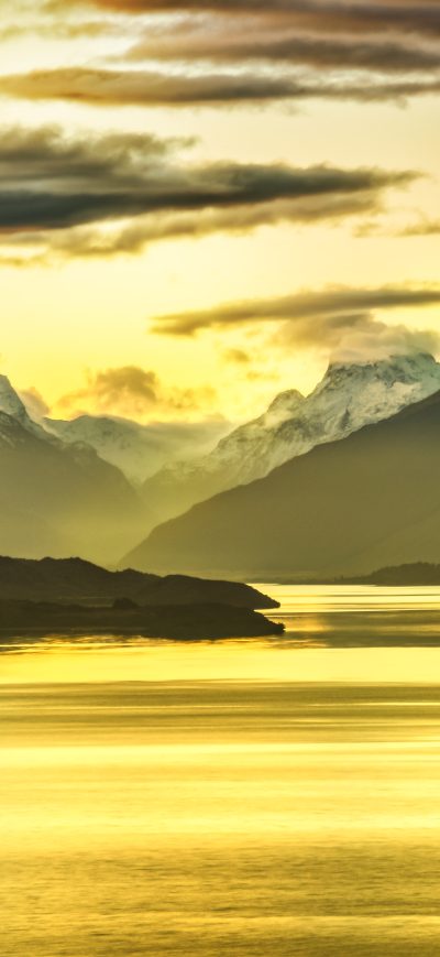 Fond d'écran iPhone Golden Glenorchy 8k