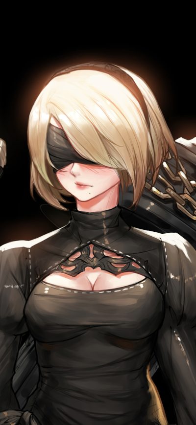 Fond d'écran iPhone Nier Automata Fantasy Art 5k