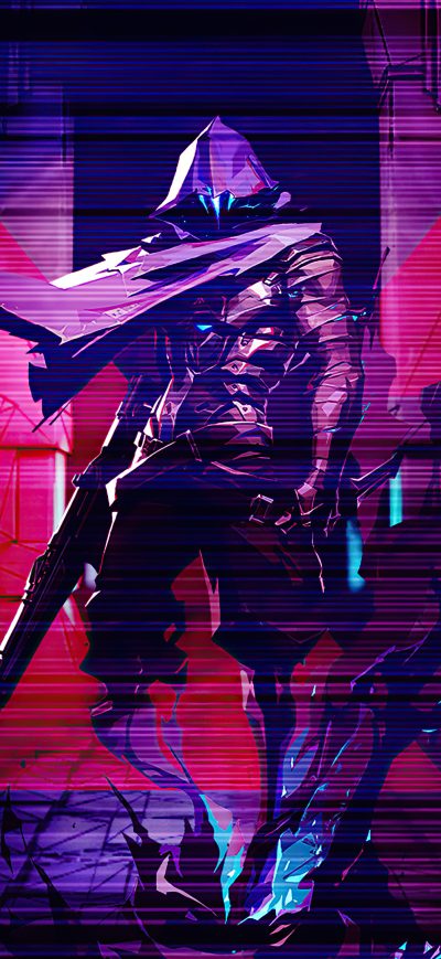 Fond d'écran iPhone Omen Valorant 2020 Artwork