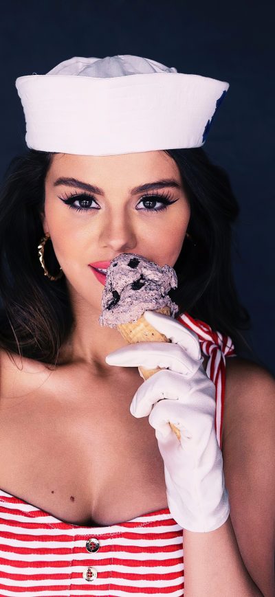 Fond d'écran iPhone Selena Gomez Ice Cream