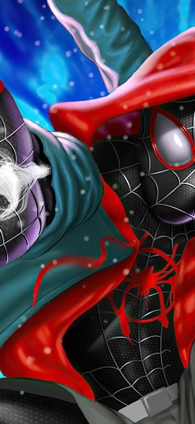 Fond d'écran iPhone Spiderman Milesmorales 4k