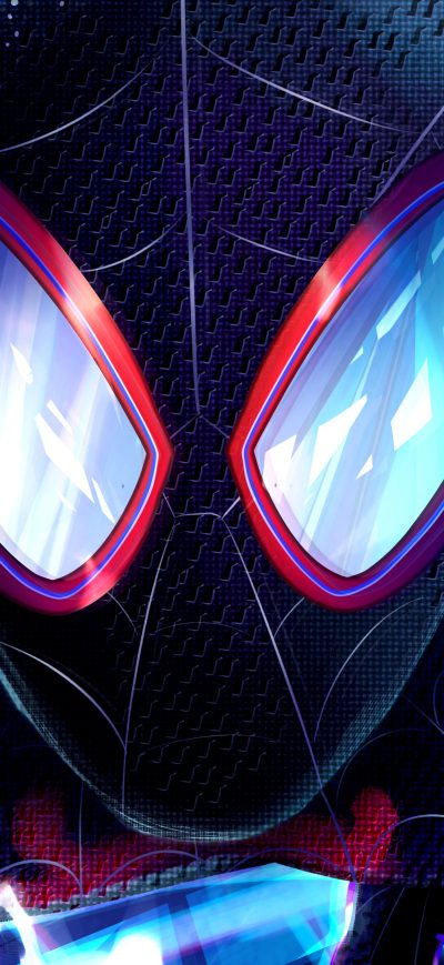 Fond d'écran iPhone Miles Morales Closeup