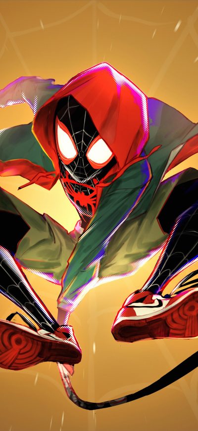Fond d'écran iPhone Spiderman 4k Miles Morales Artwork