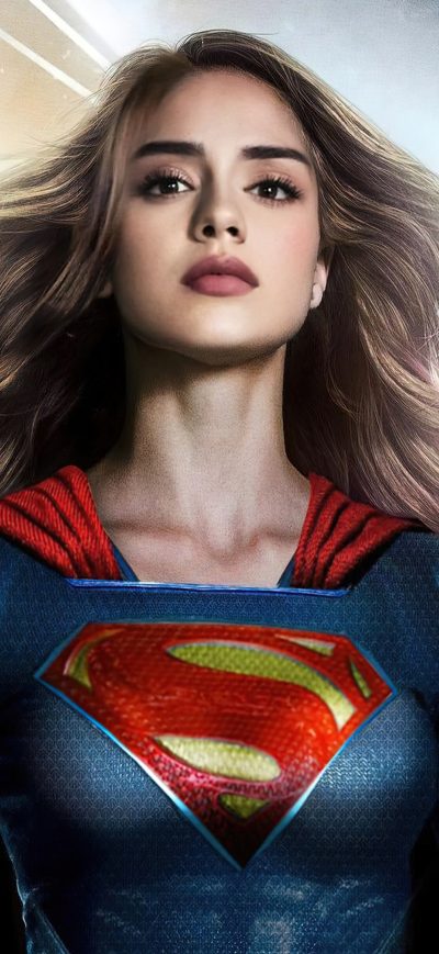 Fond d'écran iPhone Sasha Calle Supergirl Fan Art 4k