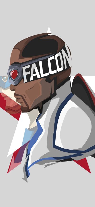 Fond d'écran iPhone The Falcon And The Winter Soldier Minimal White 5k