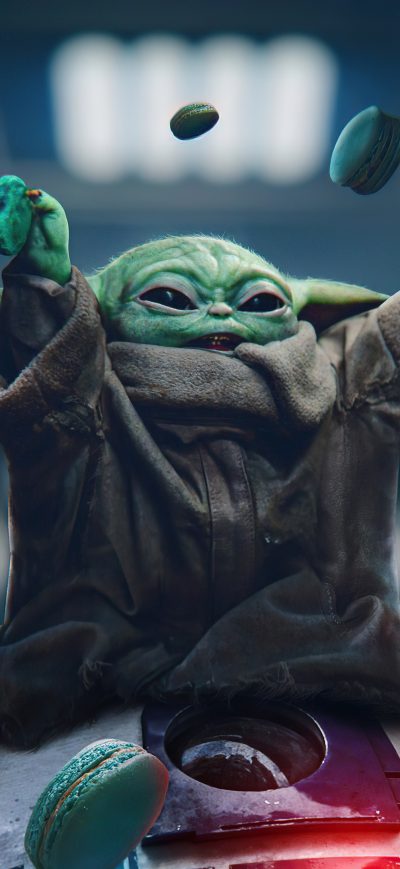 Fond d'écran iPhone Baby Yoda The Mandalorian