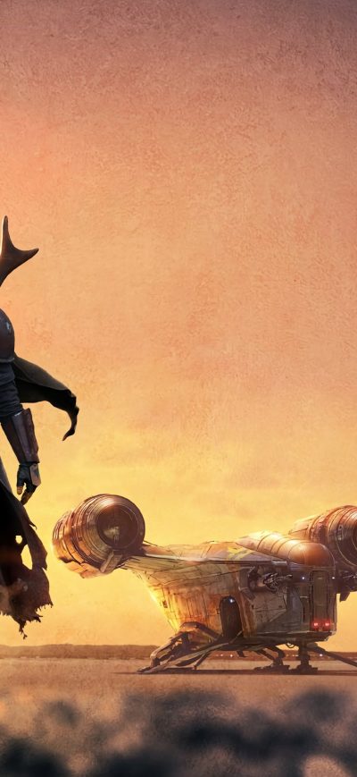 Fond d'écran iPhone Star Wars The Mandalorian 2019