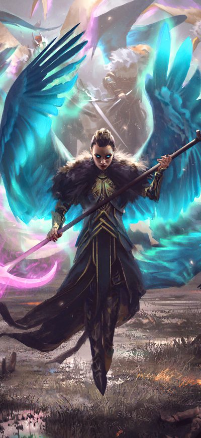 Fond d'écran iPhone Rampage Of The Valkyries 4k