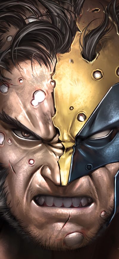 Fond d'écran iPhone Wolverine Sketch Art 4k