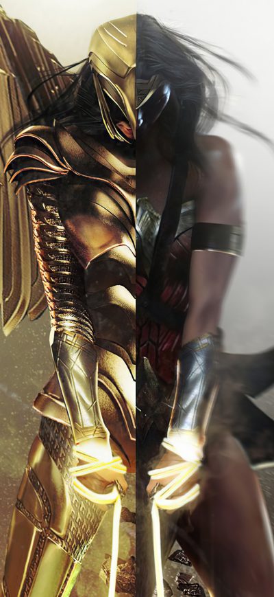 Fond d'écran iPhone Wonder Woman 80 Anniversary 4k