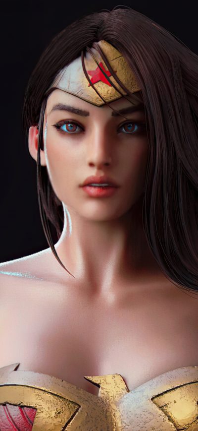 Fond d'écran iPhone Wonder Woman Super Hero 4k