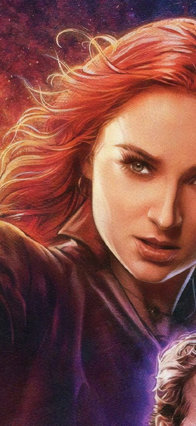 Fond d'écran iPhone X Men Dark Phoenix Poster 4k