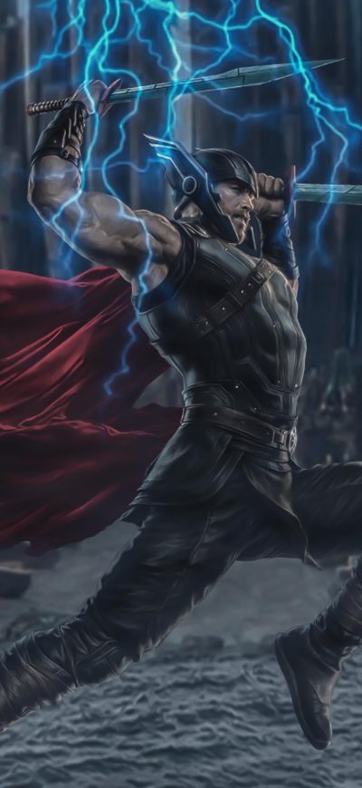 Fond d'écran iPhone Thor 4k Digital Art