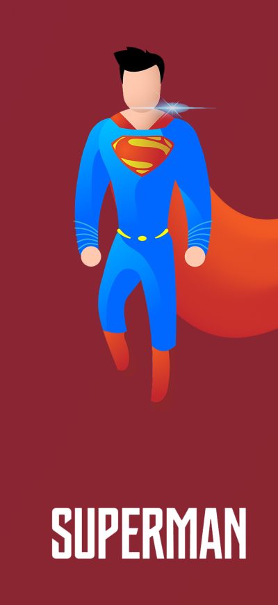 Fond d'écran iPhone Superman Illustration 4k