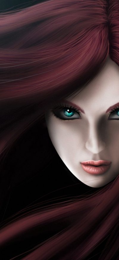 Fond d'écran iPhone Aqua Eyes Fantasy Girl