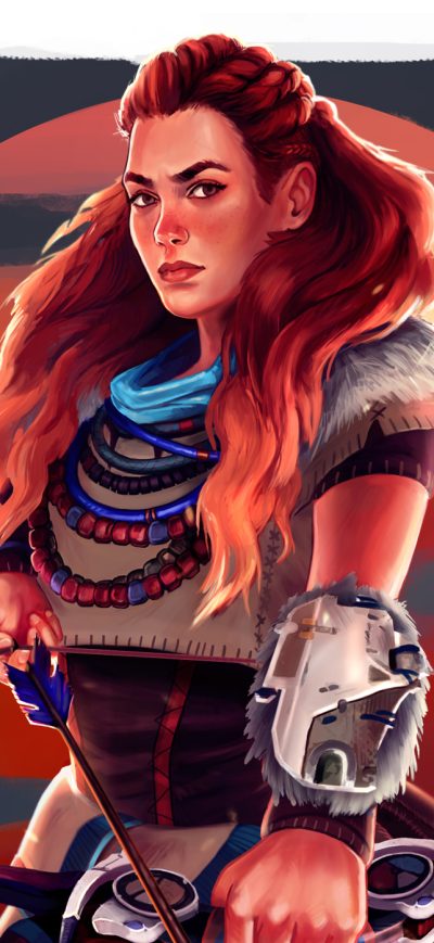 Fond d'écran iPhone Aloy Concept Art