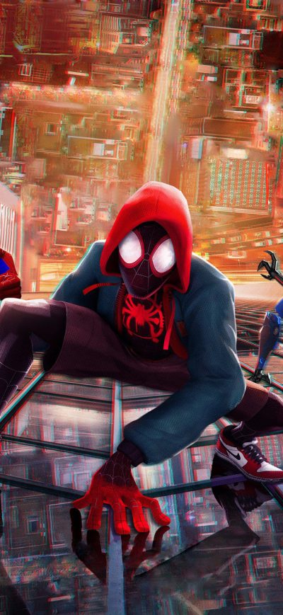 Fond d'écran iPhone SpiderMan Into The Spider Verse New China Poster