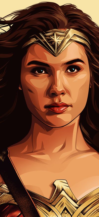 Fond d'écran iPhone Wonder Woman 4k Arts