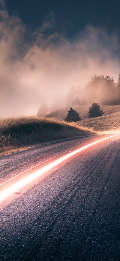 Fond d'écran iPhone Time Lapse Road