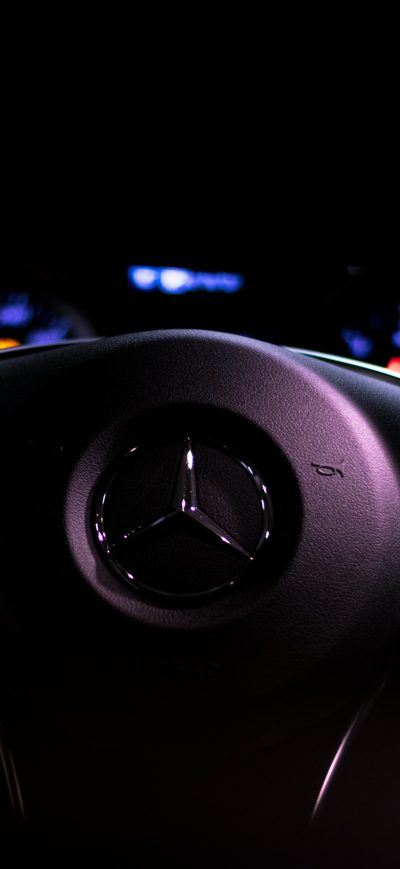 Fond d'écran iPhone Mercedes Car Steering Full HD