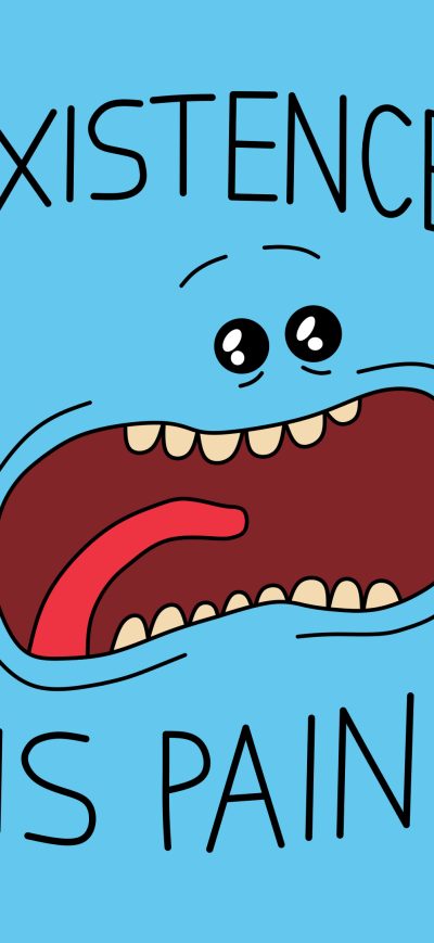 Fond d'écran iPhone Mr Meeseeks 4k