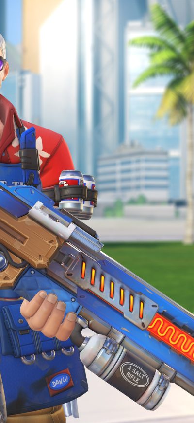Fond d'écran iPhone Soldier 76 Overwatch Summer Games 2017 4k