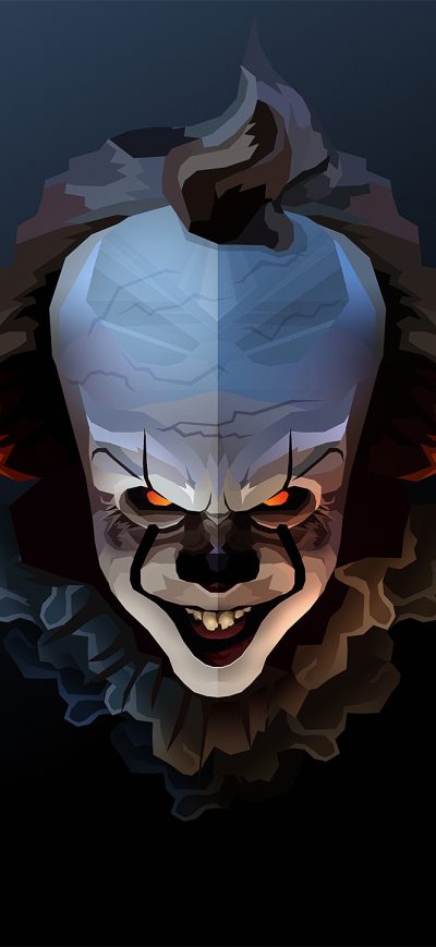 Fond d'écran iPhone Pennywise The Clown Halloween Fanart