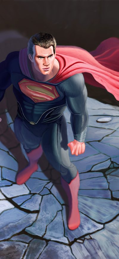 Fond d'écran iPhone Man Of Steel 5k Artwork