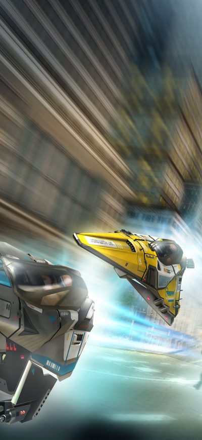 Fond d'écran Wipeout 2048 sur iPhone