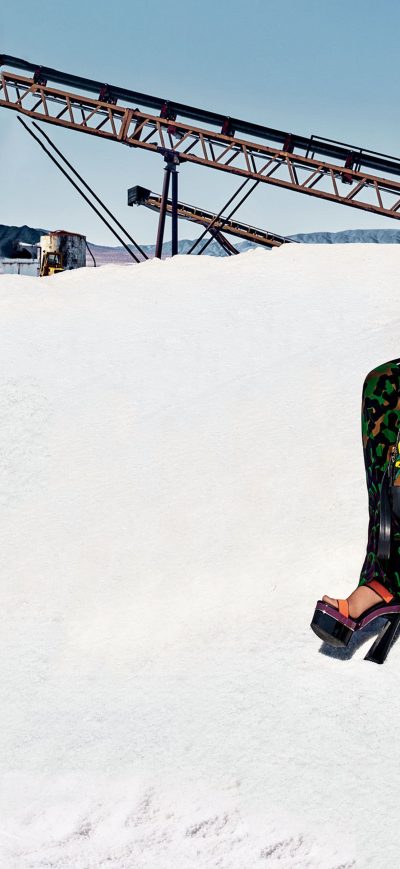 Fond d'écran Gigi Hadid Versace sur iPhone