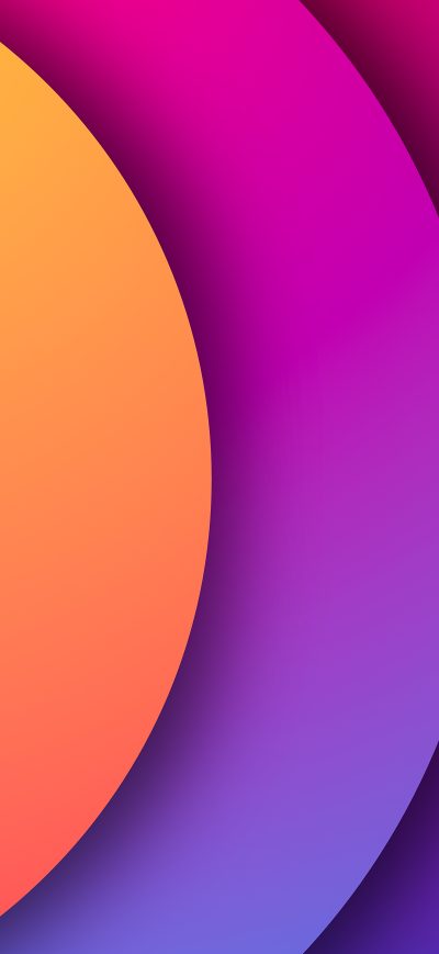 Fond d'écran iPhone Oval Gradient Shapes 8k