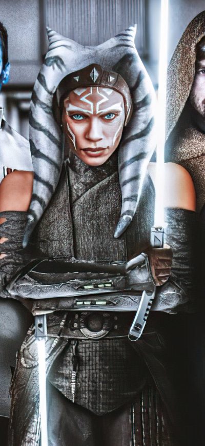 Fond d'écran iPhone Ahsoka Star Wars Poster 4k