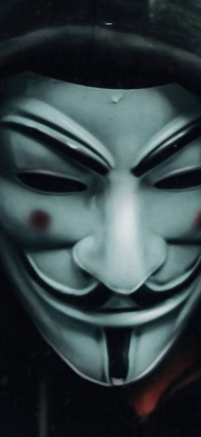 Fond d'écran iPhone Anonymus Guy Closeup 4k