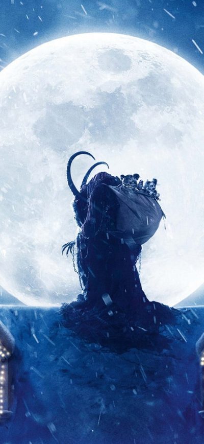 Fond d'écran Krampus 4k sur iPhone