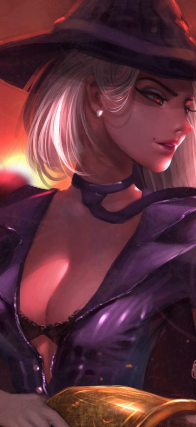 Fond d'écran iPhone Mafia Ashe Overwatch 2 4k