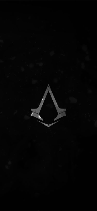 Fond d'écran iPhone Assassins Creed Syndicate Logo Dark 4k
