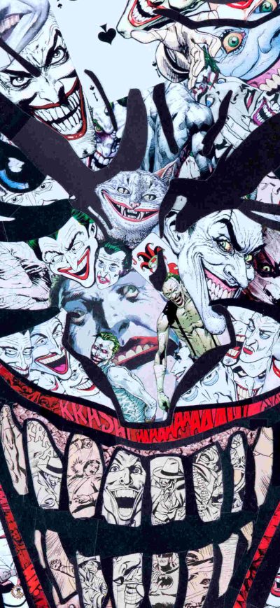 Fond d'écran Joker Hahaha sur iPhone