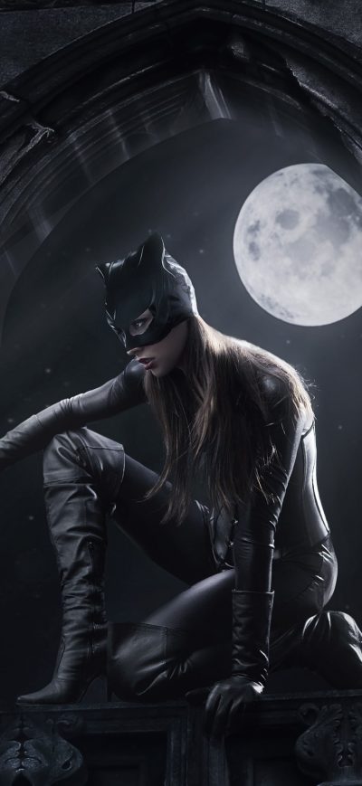 Fond d'écran iPhone Catwoman Fantasy Art