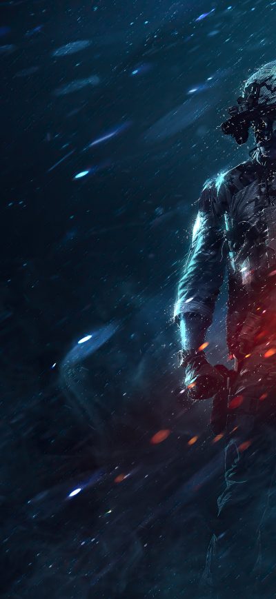 Fond d'écran iPhone Battlefield Soldier Game 5k