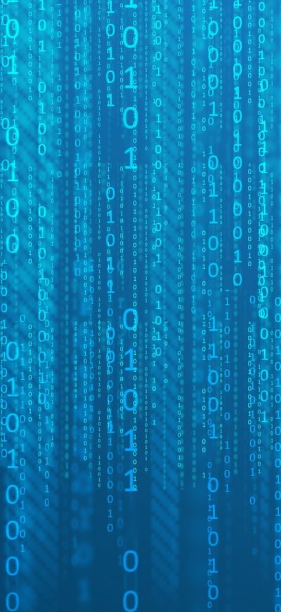 Fond d'écran Matrix Code Binary sur iPhone