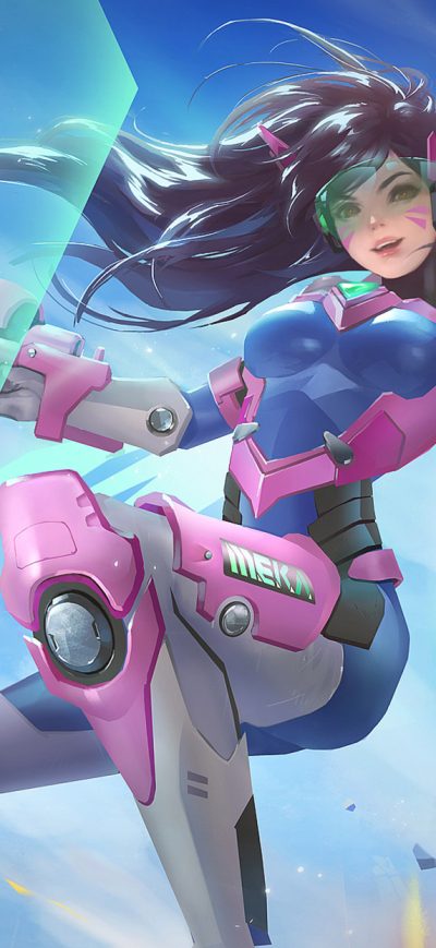 Fond d'écran iPhone Dva Overwatch Fan Arts