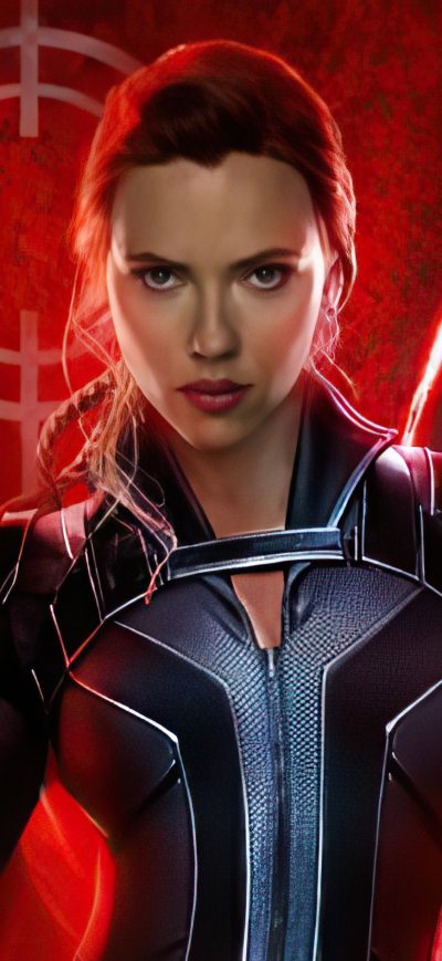 Fond d'écran iPhone Black Widow Poster 4k