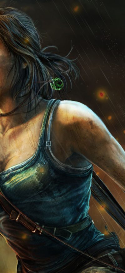 Fond d'écran Tomb Raider 4k Art sur iPhone