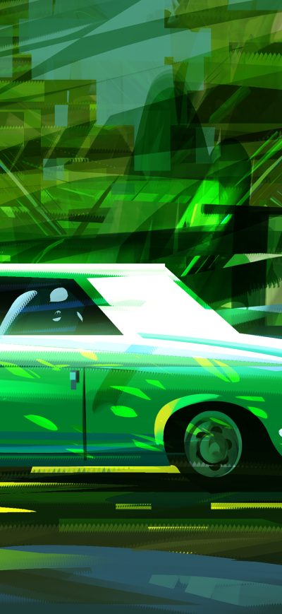 Fond d'écran iPhone Car Illustration