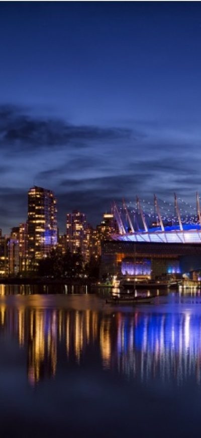 Fond d'écran Vancouver City Night sur iPhone