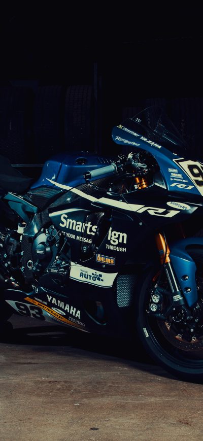 Fond d'écran iPhone Fredrik Ericsson Yamaha R1 Front View