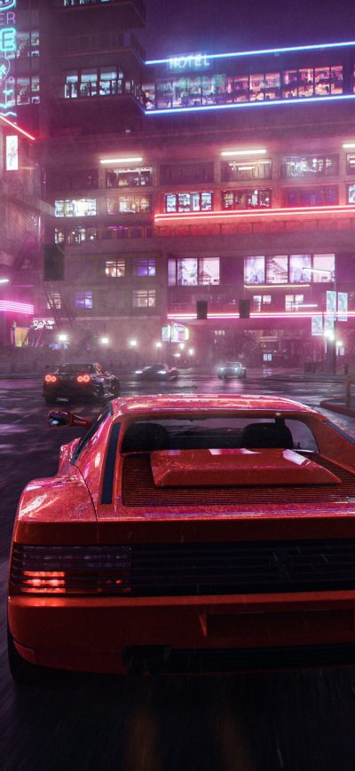 Fond d'écran iPhone Nfs Underground X Cyberpunk 4k