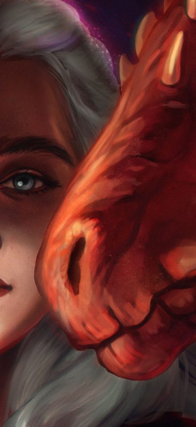 Fond d'écran Daenerys Concept Art sur iPhone