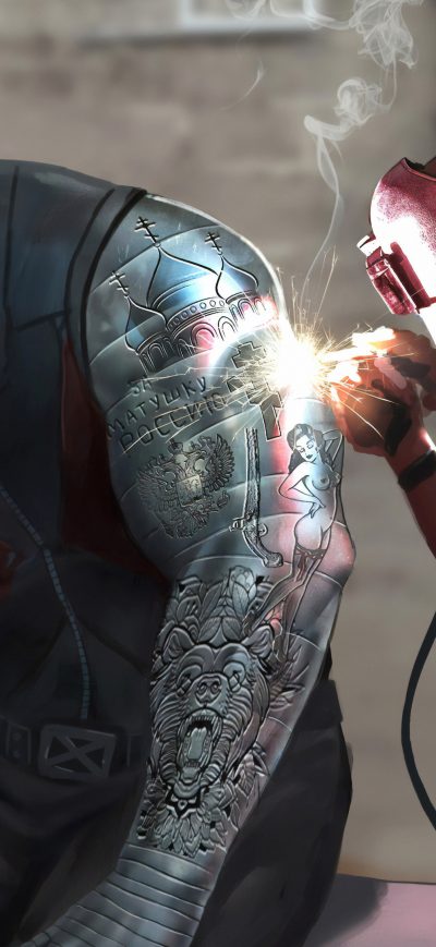 Fond d'écran iPhone Colossus Deadpool Decided To Help Him